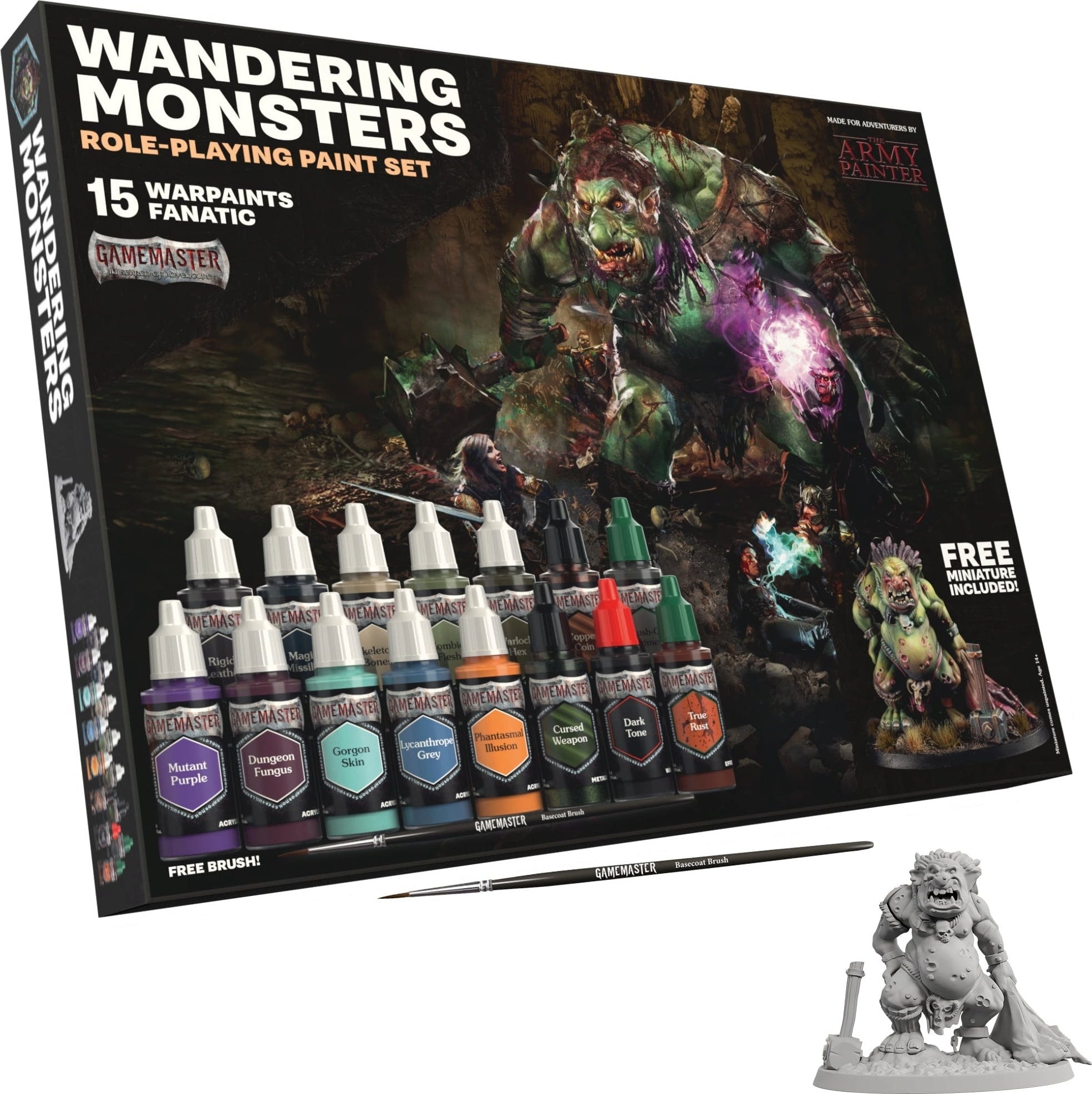 The Army Painter  GameMaster: Wandering Monsters Role-Playing Paint Set    Kreatives Paint Set für Monster-Miniaturen & RPGs