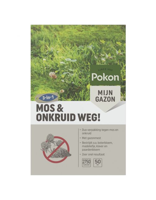 Pokon Mos En Onkruid Weg! - Algen- Mosbestrijding