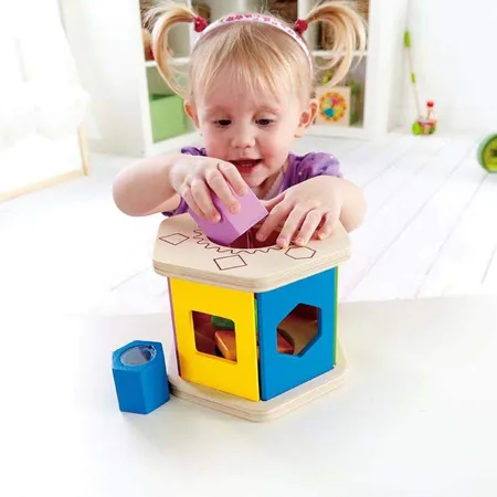 Hape Sortier-Box aus Holz, 7 Teile