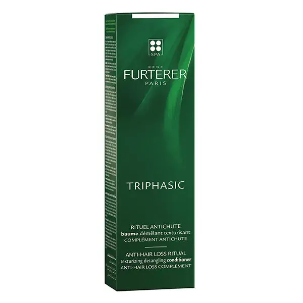 Bálsamo desembaraçante texturizador trifásico René Furterer para cabelos finos, tubo de 150ml