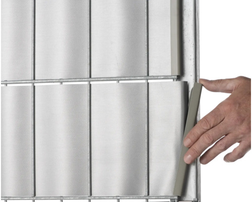 Konsta klemprofielen voor enkeldraads gaaspanelen, 25 stuks, antraciet