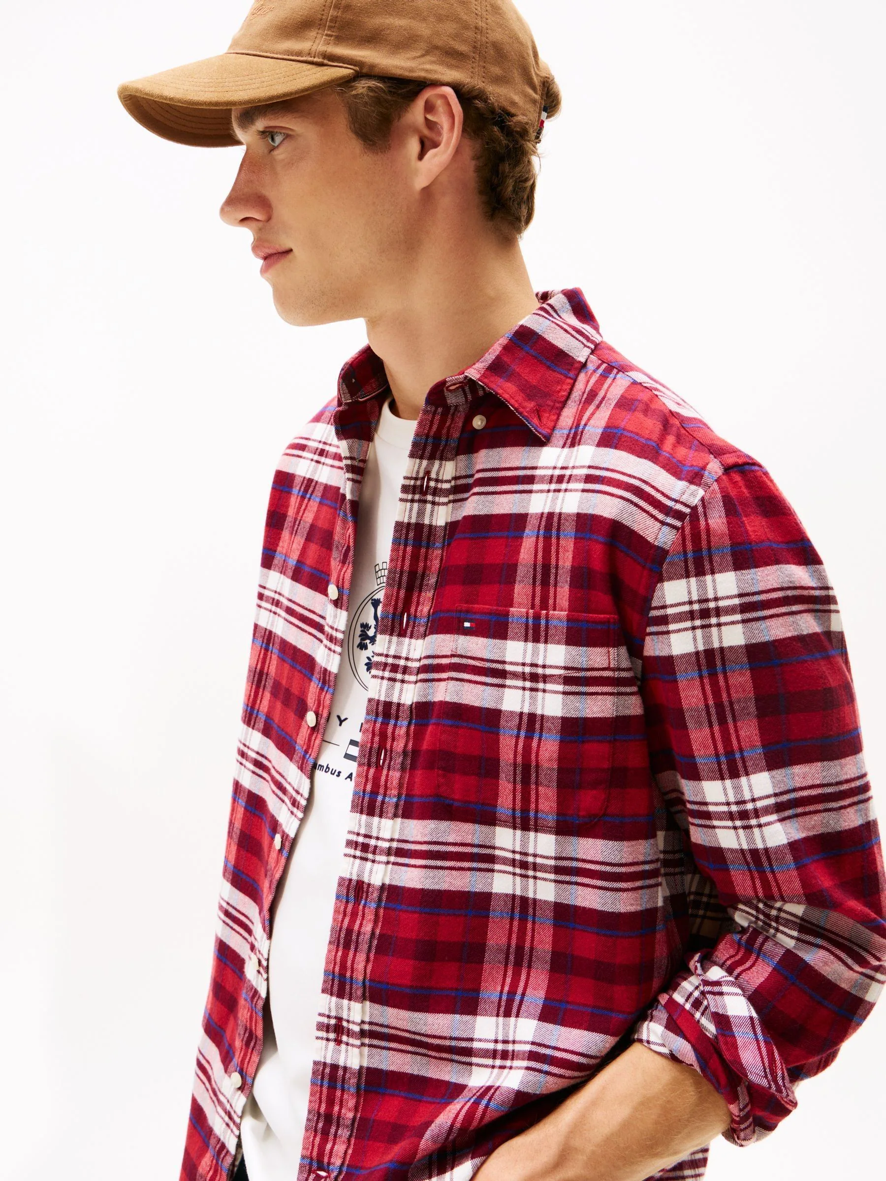 Tommy Hilfiger Regular Fit Tartan Check Flannel Shirt