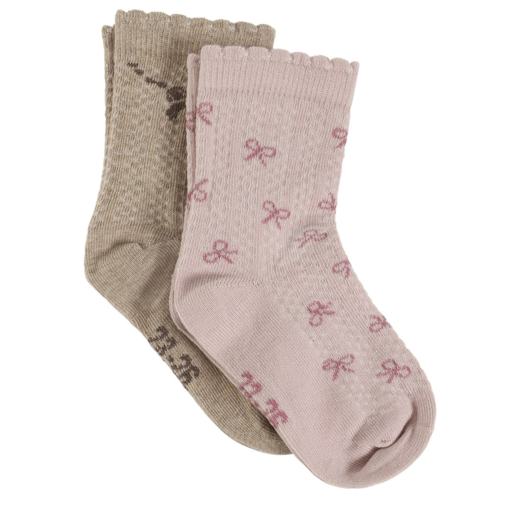 Køb Minymo Shell Strømper W. Lettuce Hem (2-Pack)