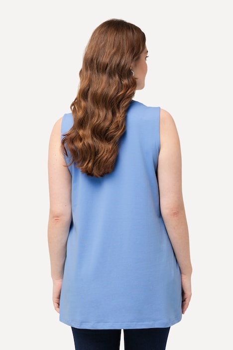 Longtop, Classic Fit, Carree-Ausschnitt, ärmellos