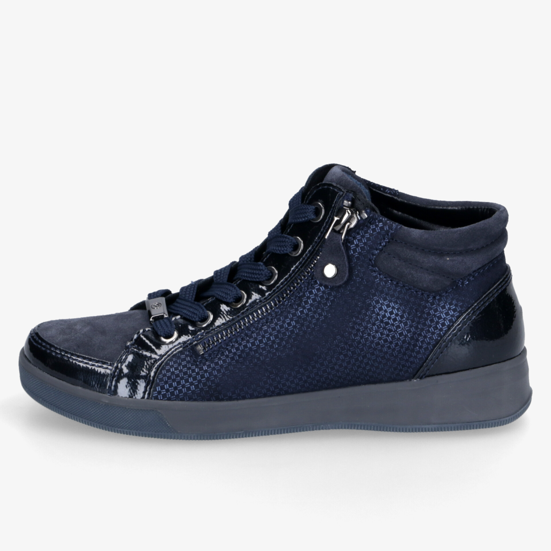 ara Damen Schnürstiefeletten blau