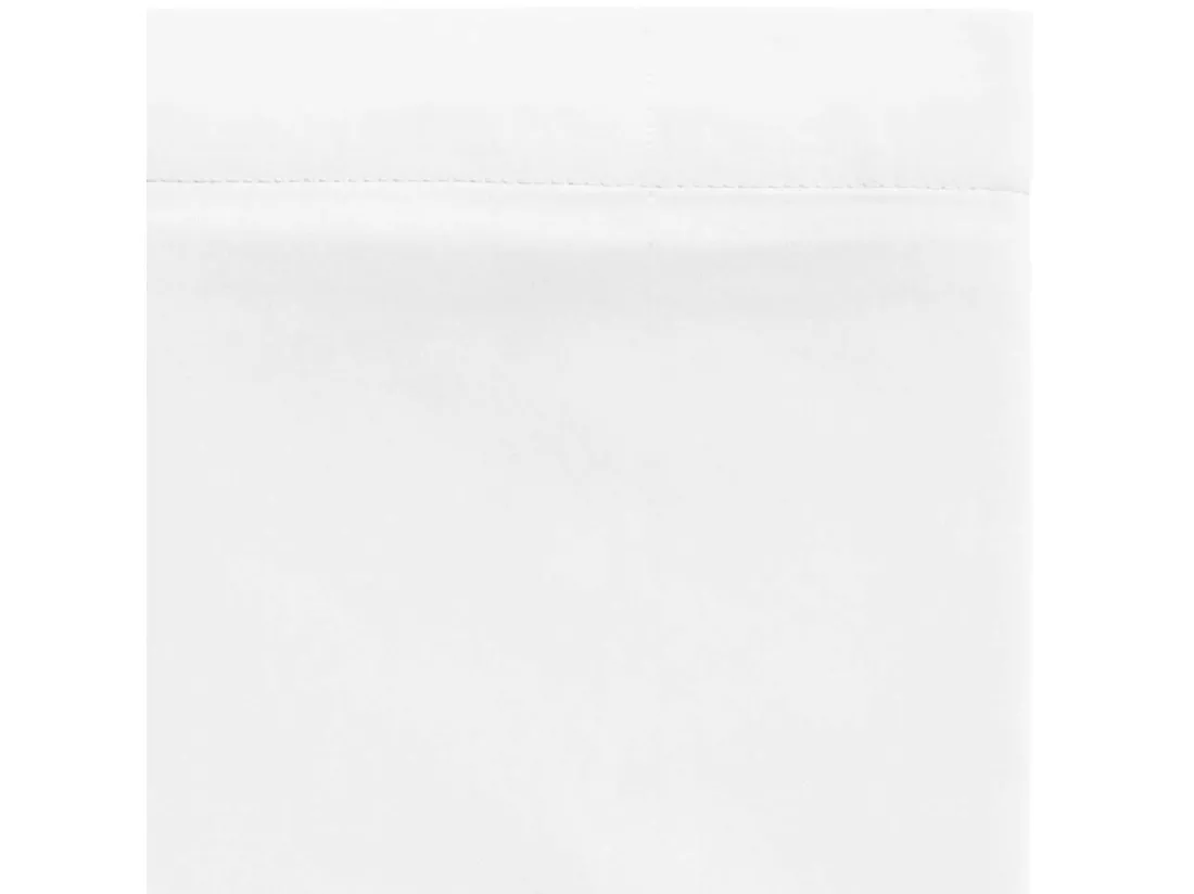 Drap plat blanc 100% satin de coton 240x310 cm