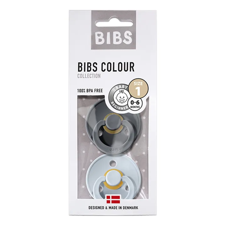Bibs Tétines en caoutchouc naturel - Set de 2