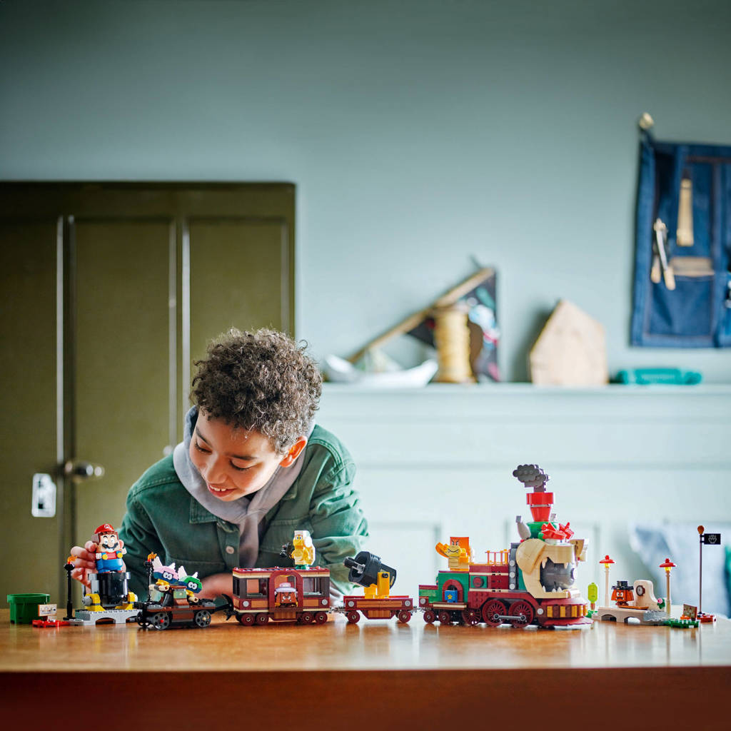 De Bowser Exprestrein Trein Speelgoed voor Kinderen 71437 Super Mario