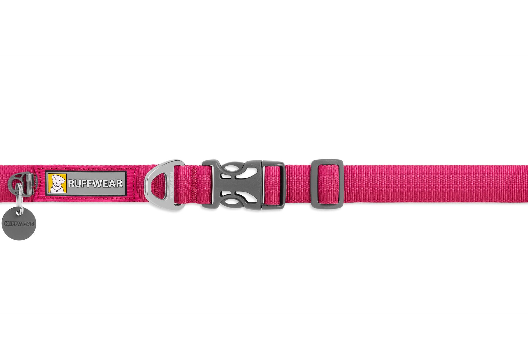 Collier léger pour tous les jours front range® avec boucle latérale facile à utiliser. Couleur: hibiscus pink (rose), taille: l