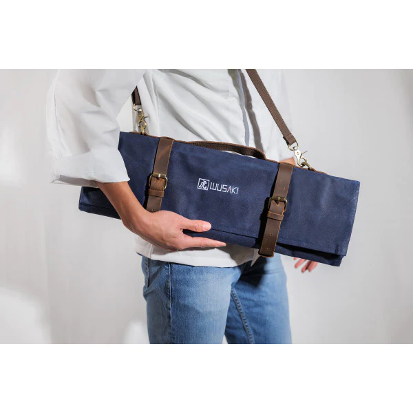 Trousse Wusaki 16 places effet bleu denim Wusaki