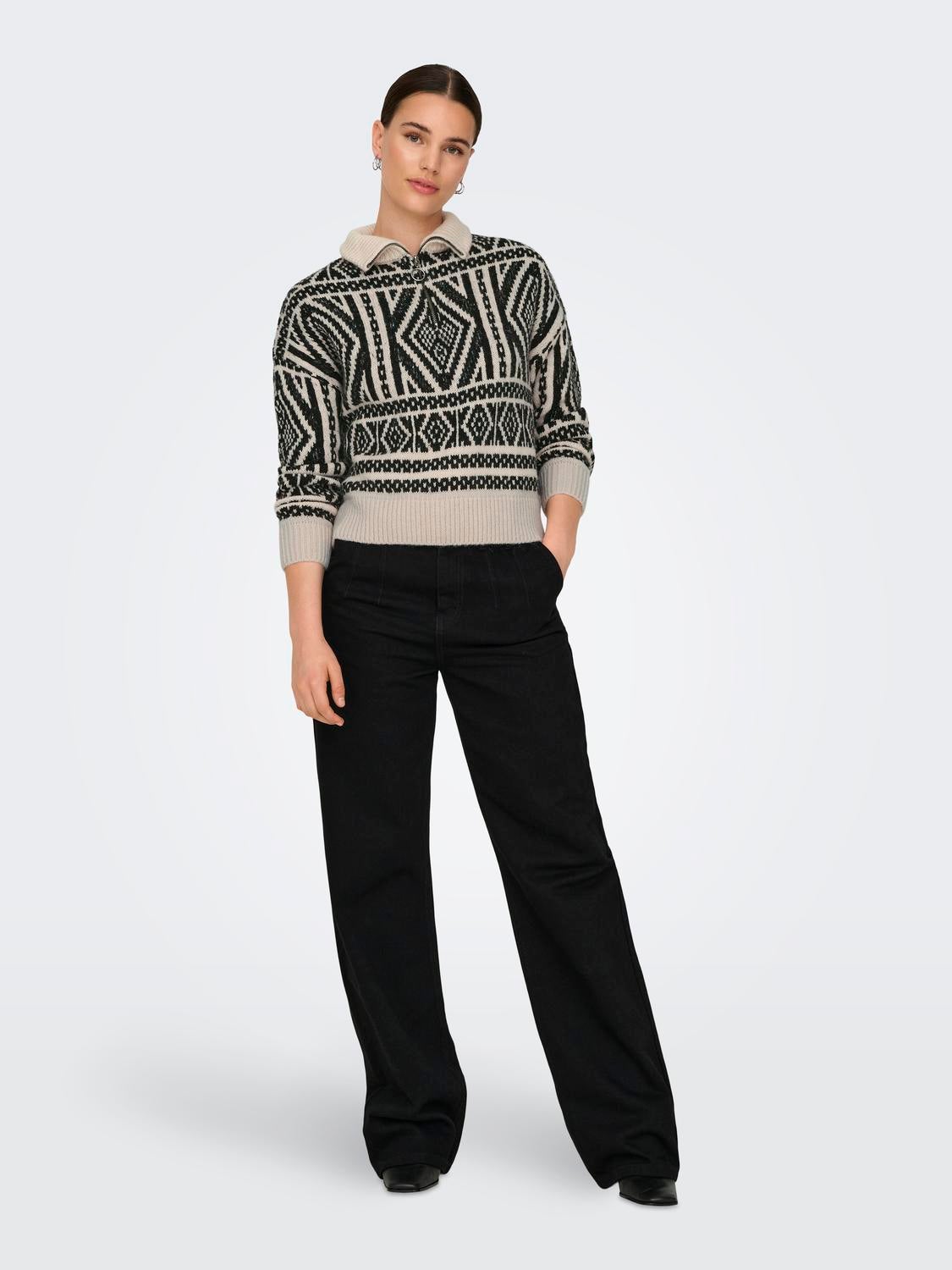 ONLFELICIA Strickpullover Pumice Stone