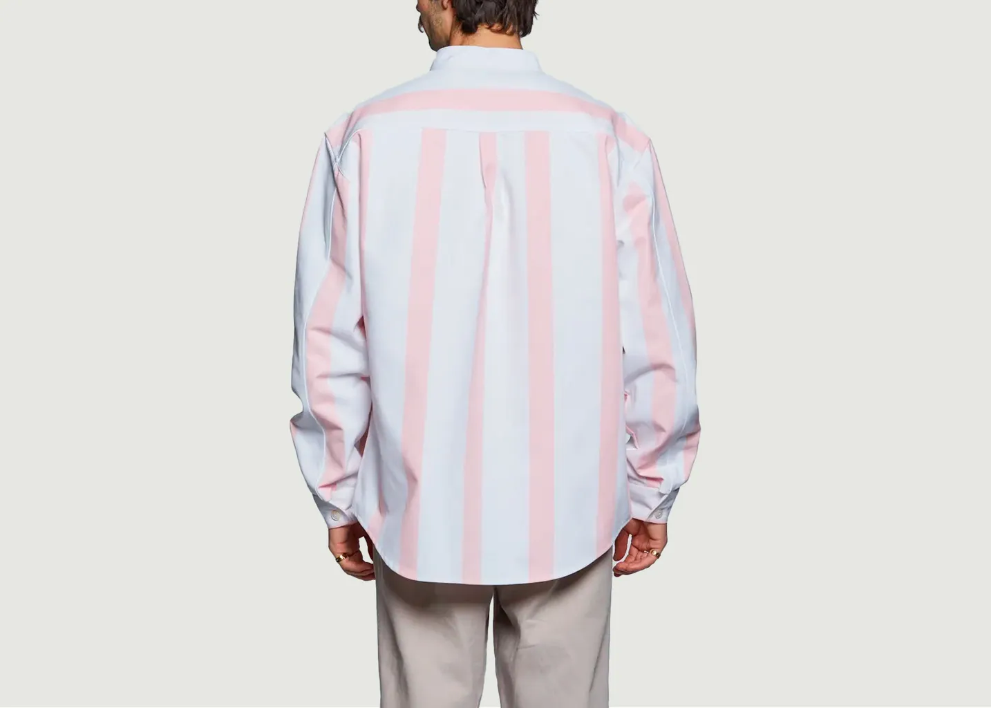 Chemise Oversize Rayée En Coton Later