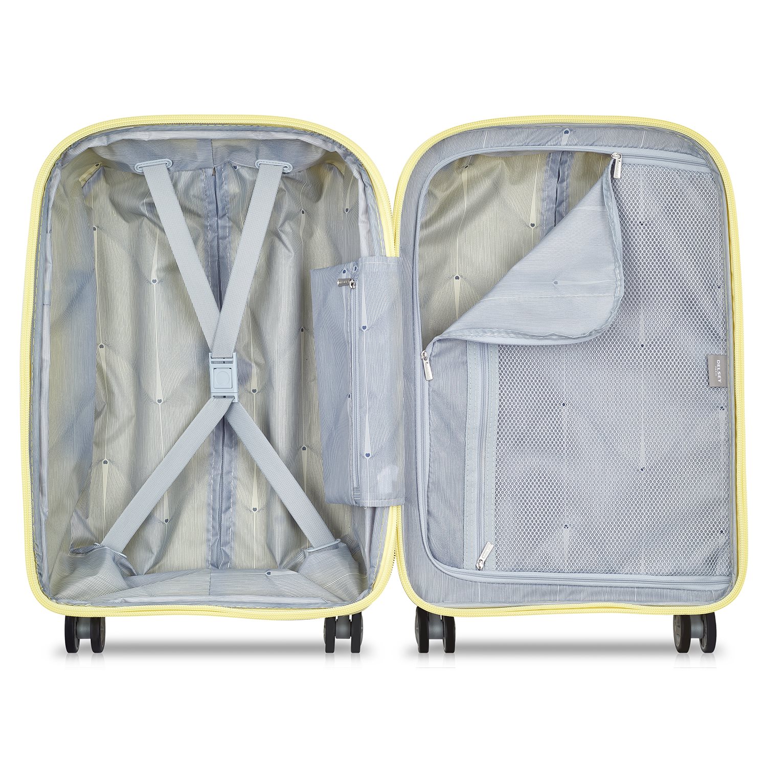 Delsey Clavel Cabin Trolley S 55/35 Expandable pale yellow