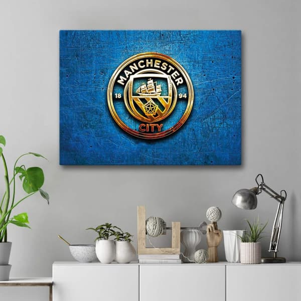 Lerretsbilde / Bilde - Manchester City - 40x30 cm - Lerret