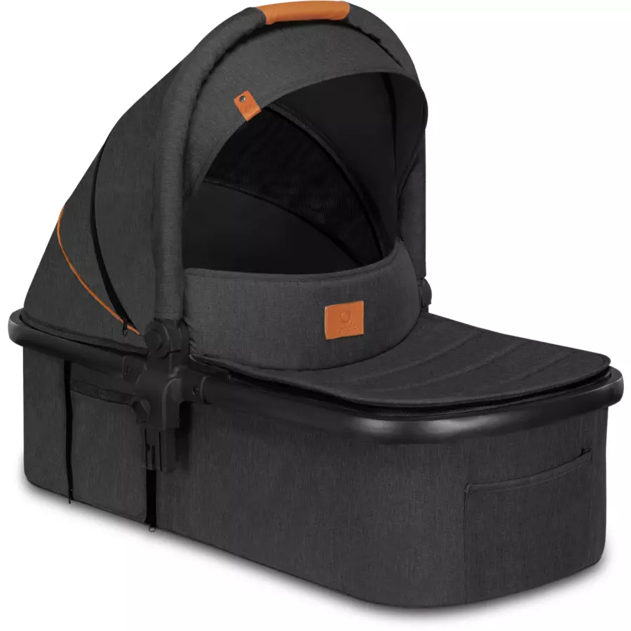 lionelo Kombikinderwagen Amber 3 in 1 Grey Graphite inklusive Wheelblades