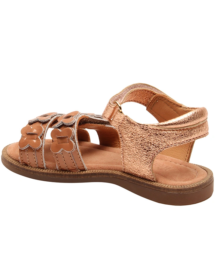 Sandalen CANA O in nougat patent