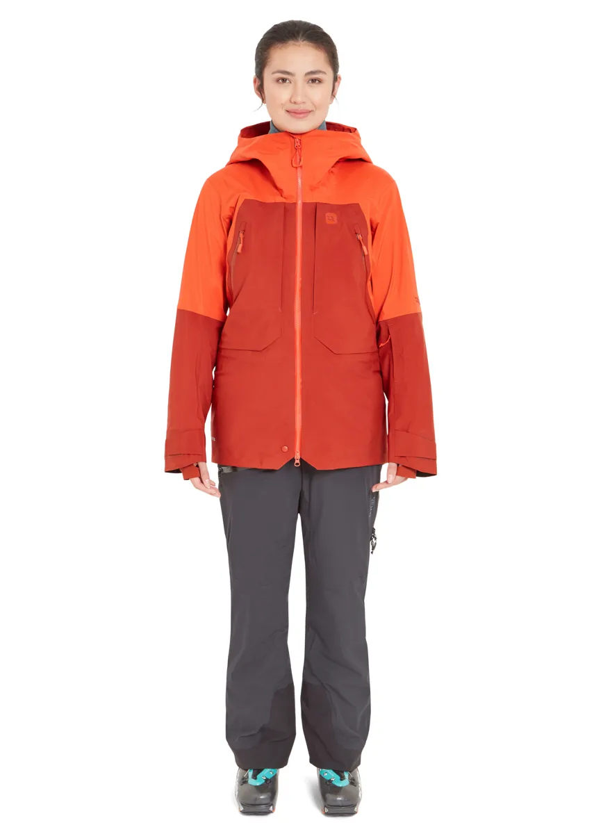 Rab Khroma Converge Jacket Wmns Red Grapefruit/Tuscan Red