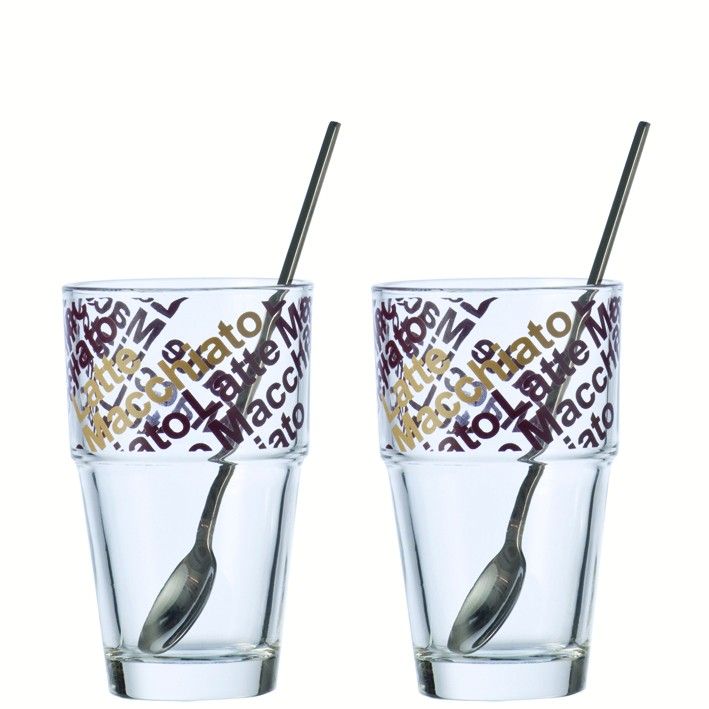 Latte-Macchiato-Glas-Set LEONARDO SOLO