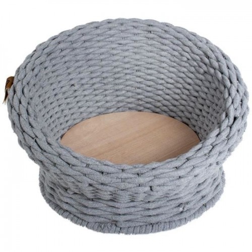 Sofá Europet Bernina Oyster com corda de algodão cinza para gatos