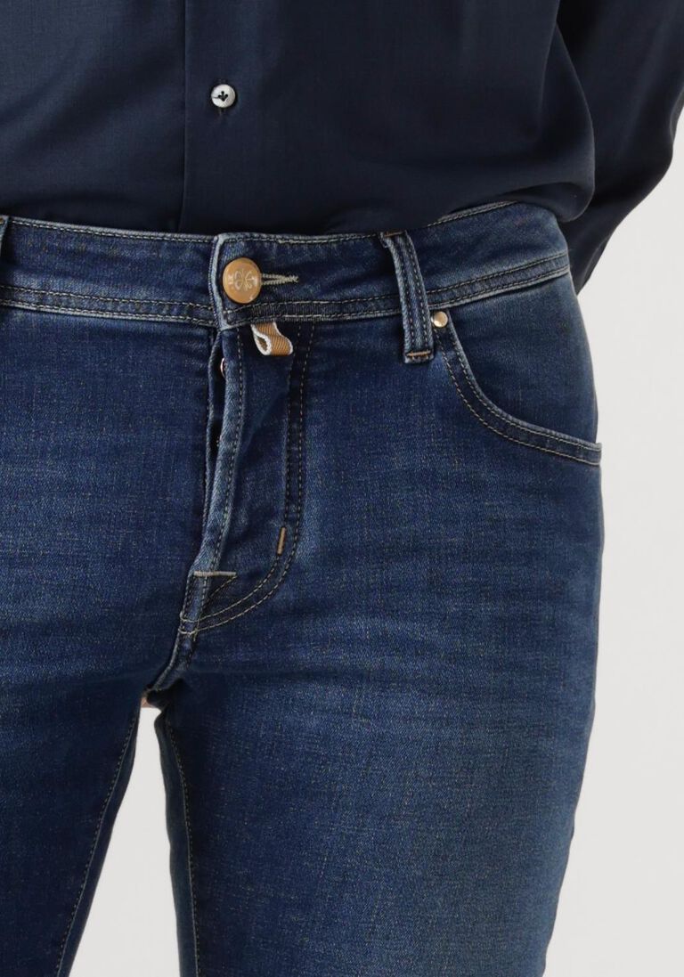 blauwe jacob cohen slim fit jeans pant 5pkt super slim fit nick slim