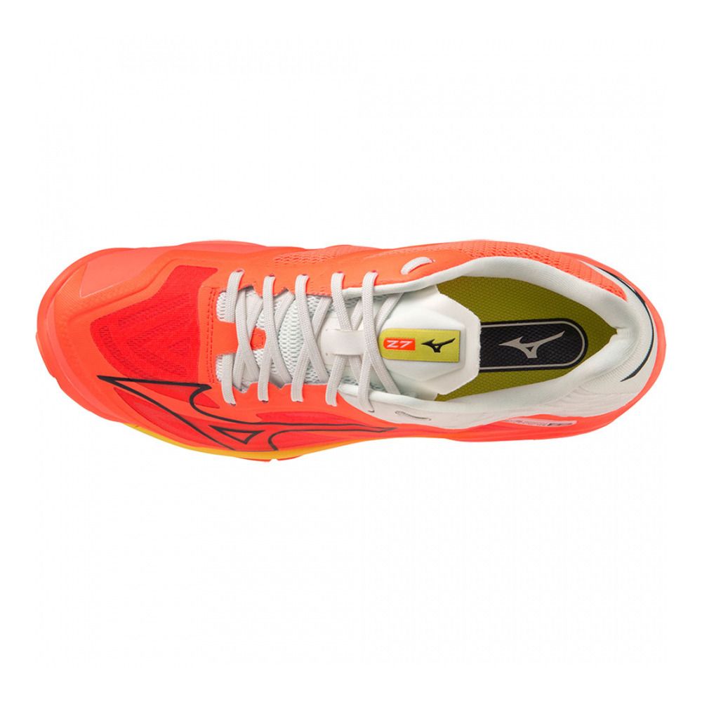 Mizuno WAVE LIGHTNING Z7 - Chaussures volleyball neonflame/black/bolt (neon)