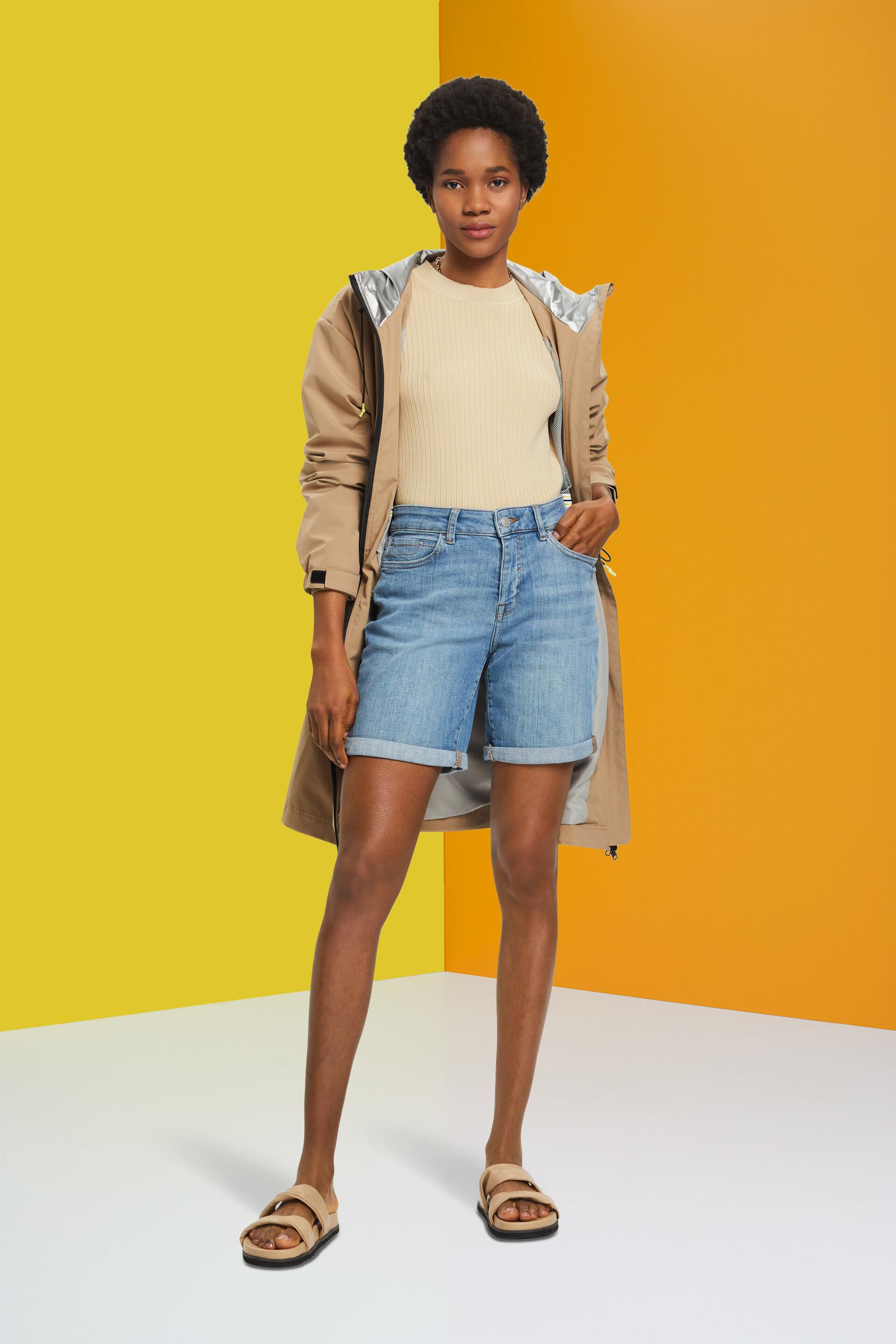 Short en jean à teneur en stretch