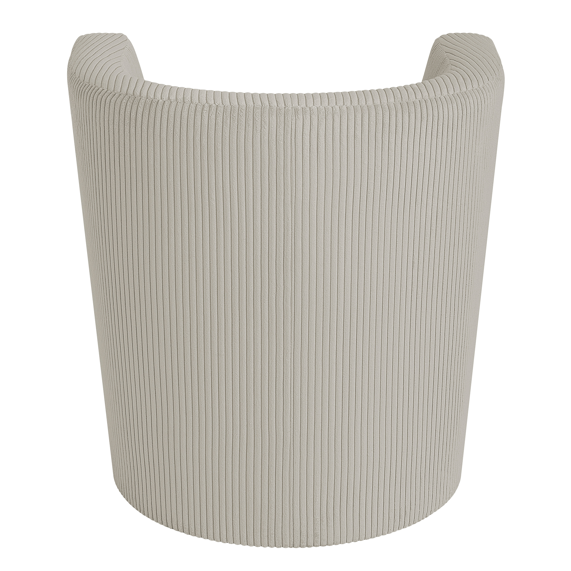 Cocktailsessel - creme - Cord - 76 cm hoch