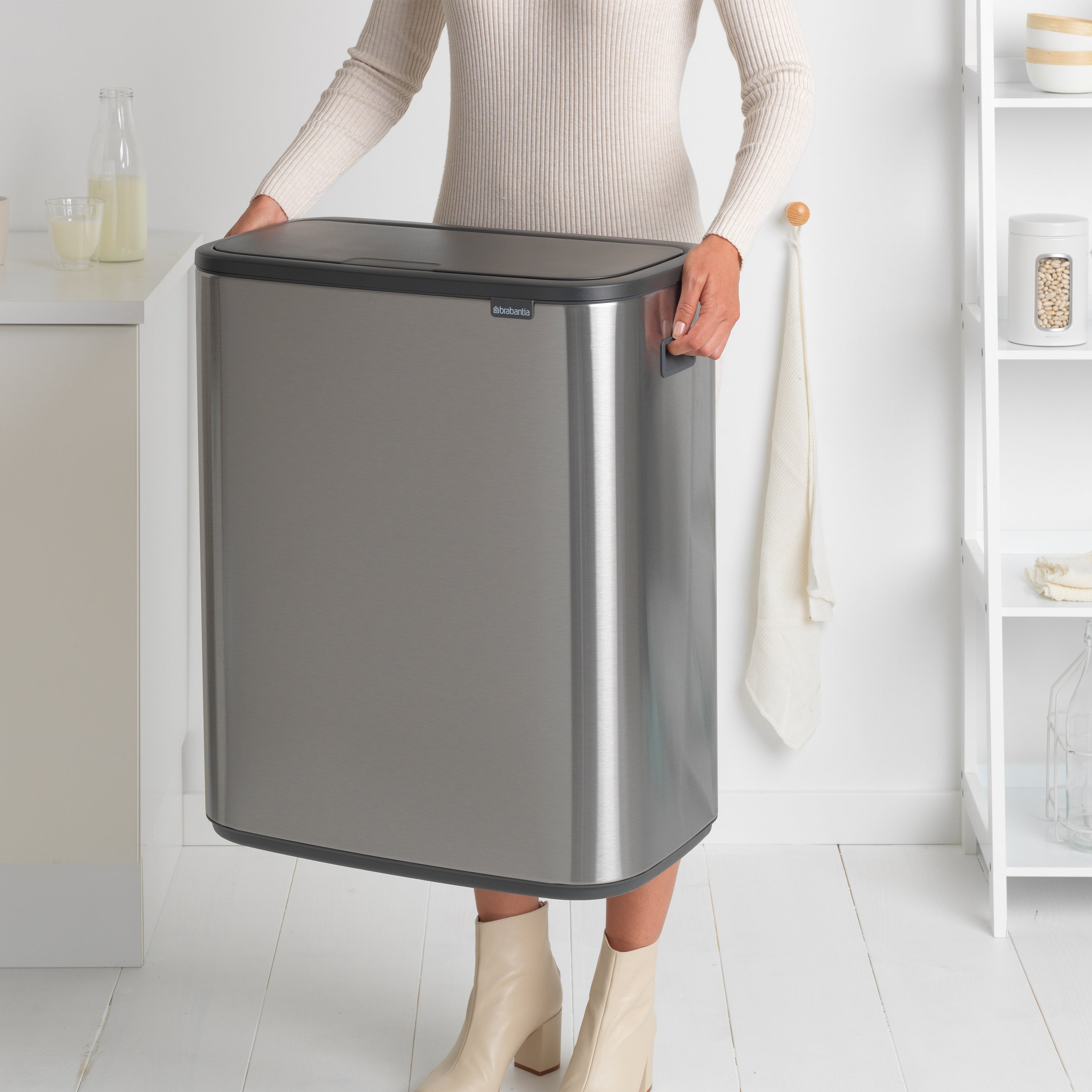 Brabantia Bo Touch Bin 60 Liter Vingerafdrukvrij