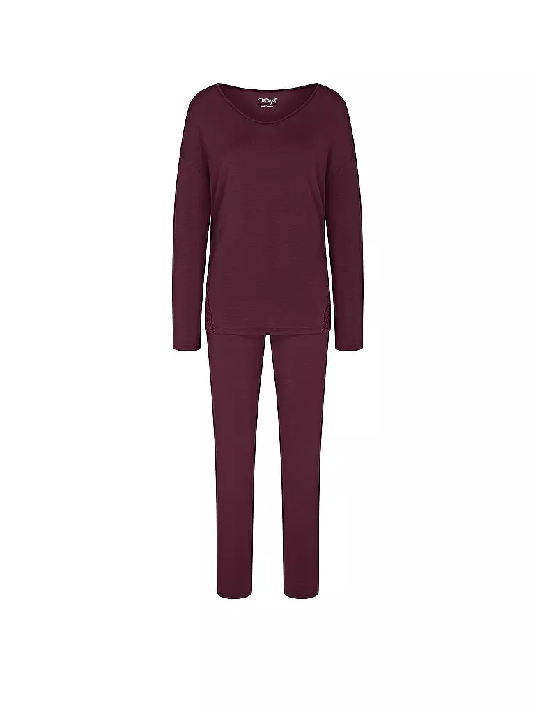 TRIUMPH Pyjama TIMELESS SENSUALITY dunkelrot