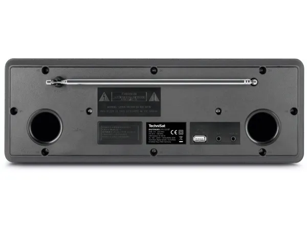 TechniSat DigitRadio 370 CD BT - Audiosystem - 2 x 5 Watt - sort