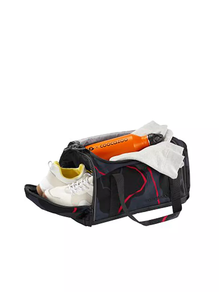 COOCAZOO Sporttasche Lava Lines schwarz