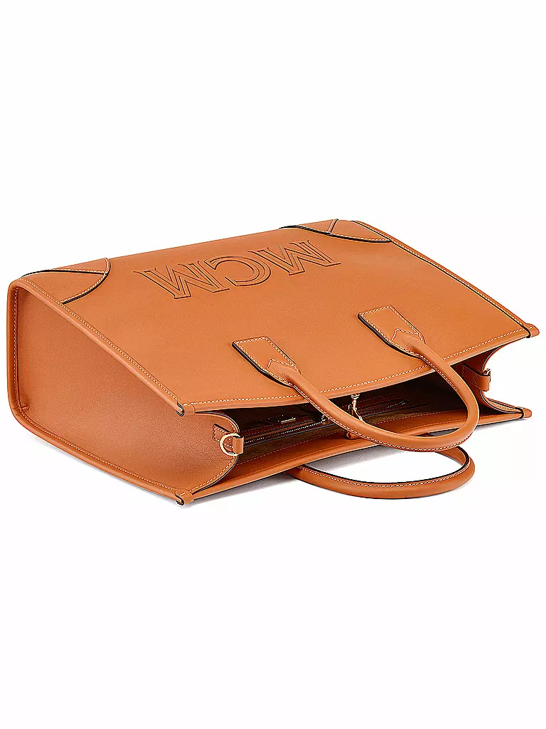 MCM Ledertasche - Tote Bag MÜNCHEN braun