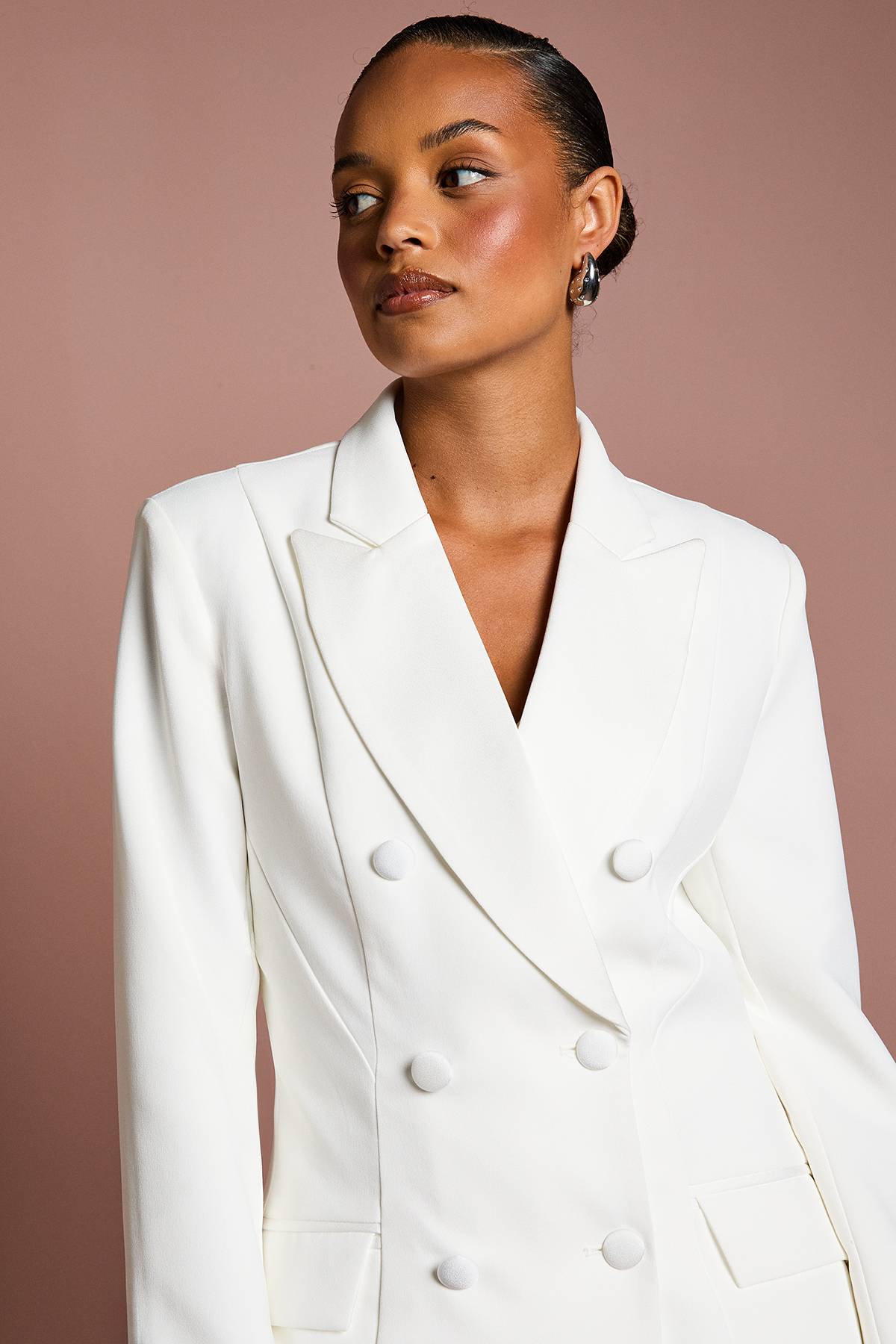 Coast Blazer Croisé Silhouette Sablier Premium Petite