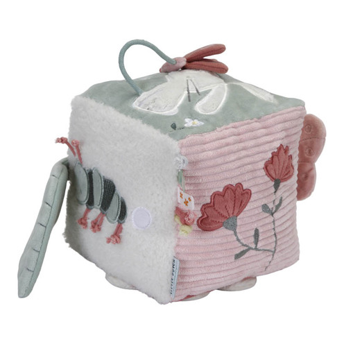 Cube d'activités doux Flowers & Butterflies - LITTLE DUTCH
