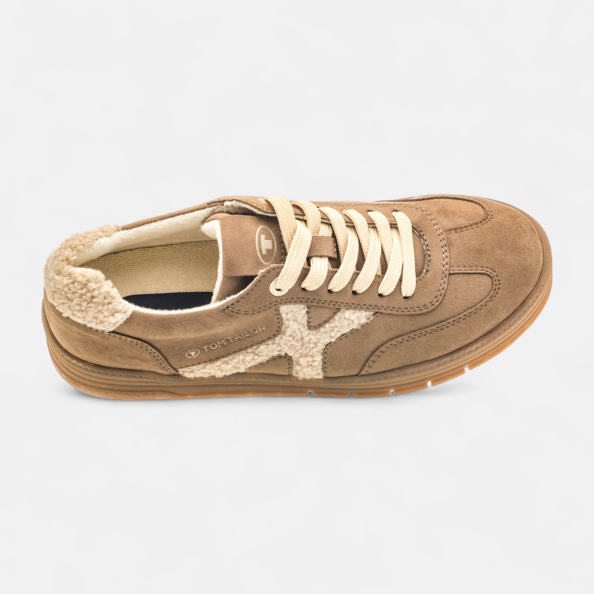 Baskets basses Femme taupe