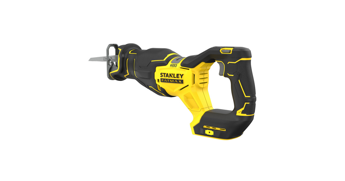StanleyFATMAX V20 18V Borstelloze reciprozaag  (Zwart/geel, Accu en oplader niet inbegrepen)