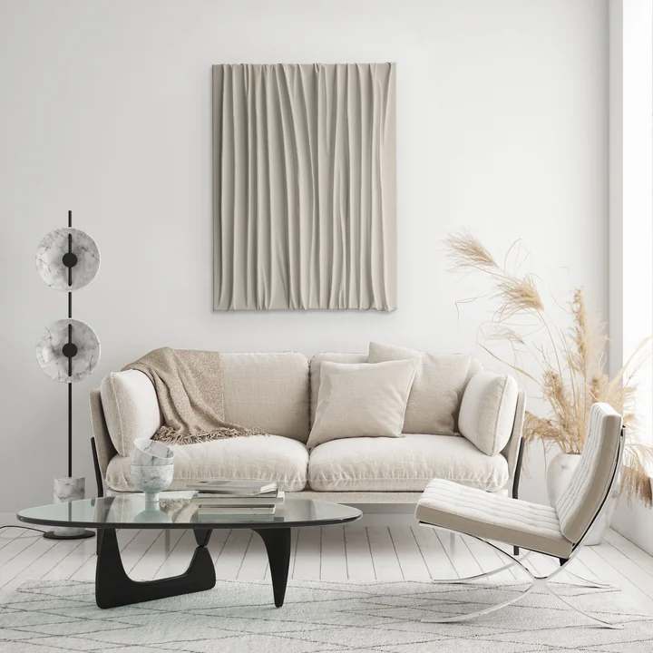 Studio Mykoda - SAHAVA Kashmir 7, 100 x 120 cm, beige hell