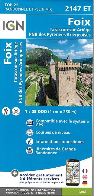 IGN - TOP 25 2147ET FOIX TARASCON 1 25 000