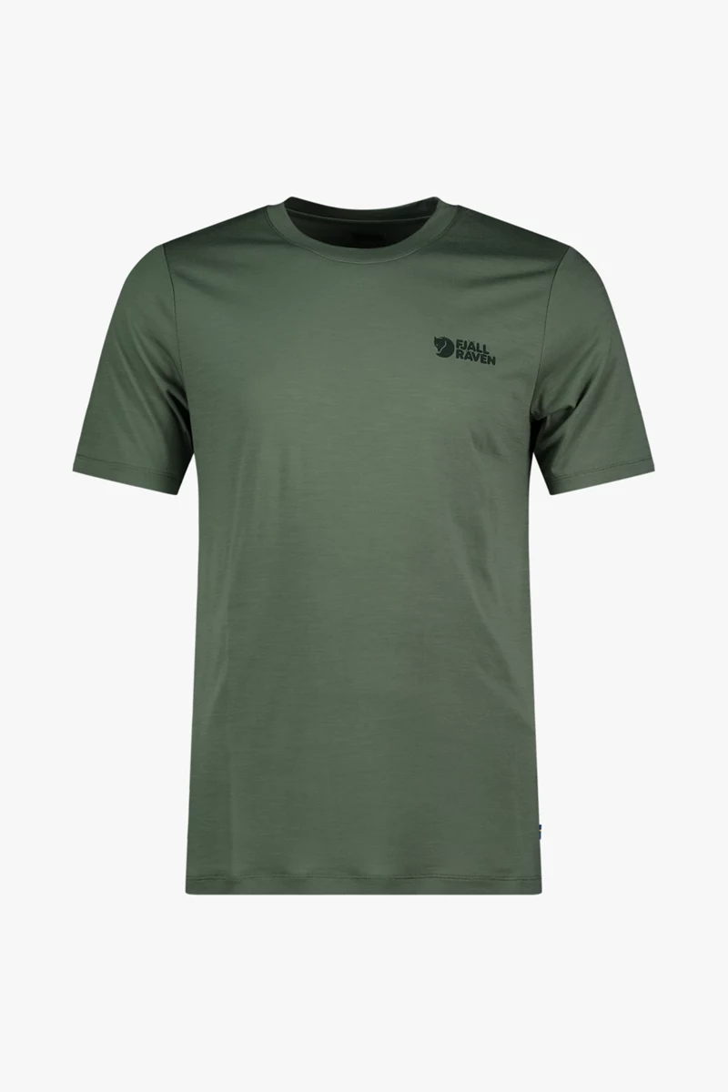 Fjällräven Abisko Wool Logo Herren T-Shirt