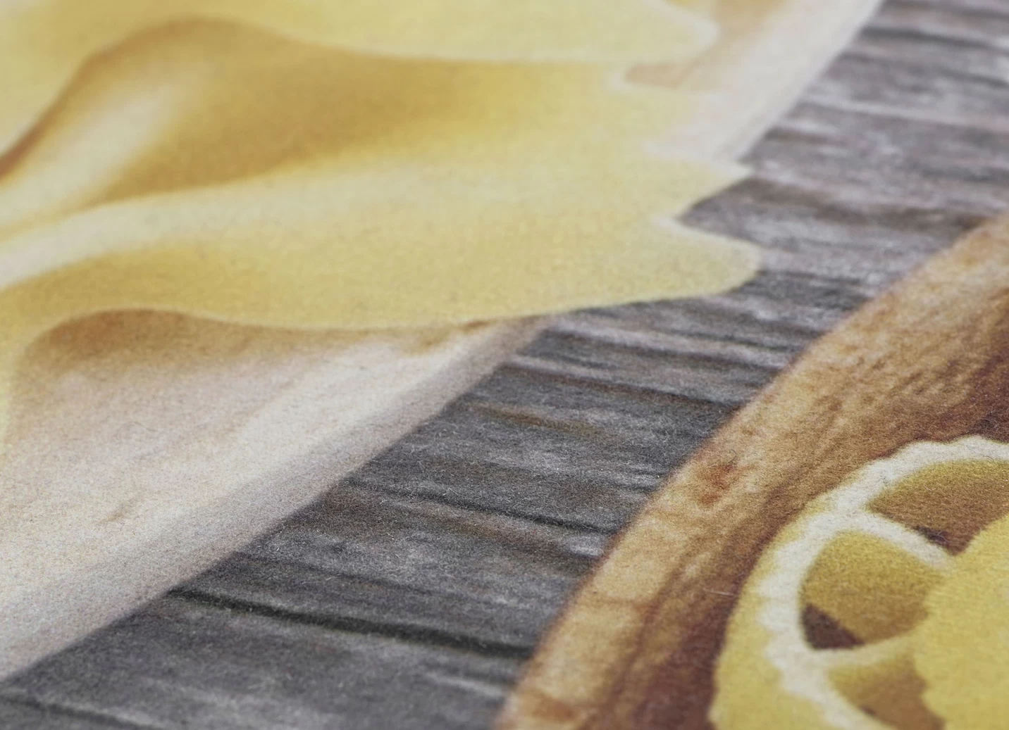 Küchenläufer Pasta, mit rutschhemmender Rückseite