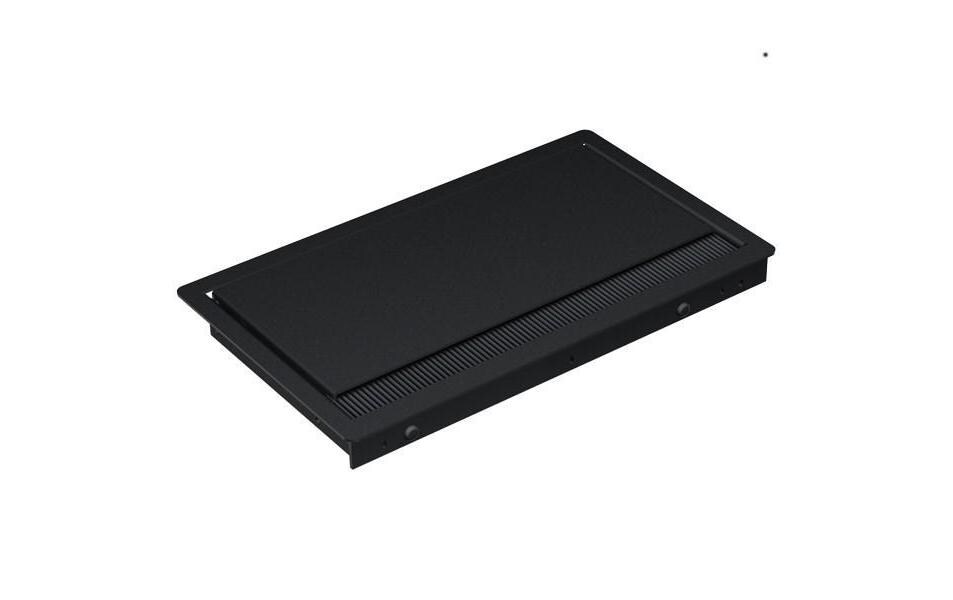 Einbaurahmen CONI COVER kurz Schwarz<br>Abdeckung, 3-fach, für Einbaurahmen kurz, schwarz