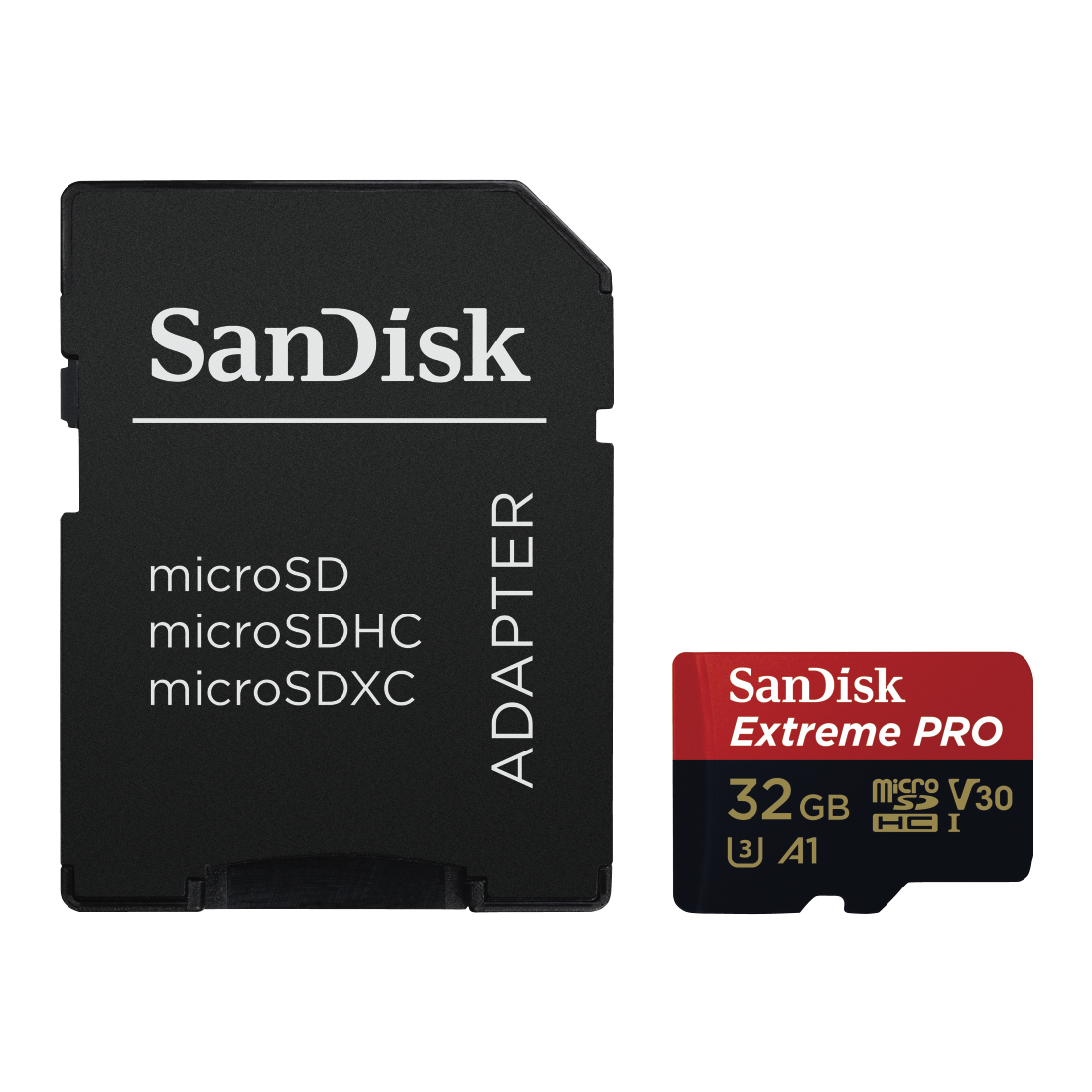 32GB Extreme Pro Micro SDHC UHS-I TransFlash Speicherkarte   SD Adapter Class V30 100 MBps (SDSQXCG-032G-GN6MA)