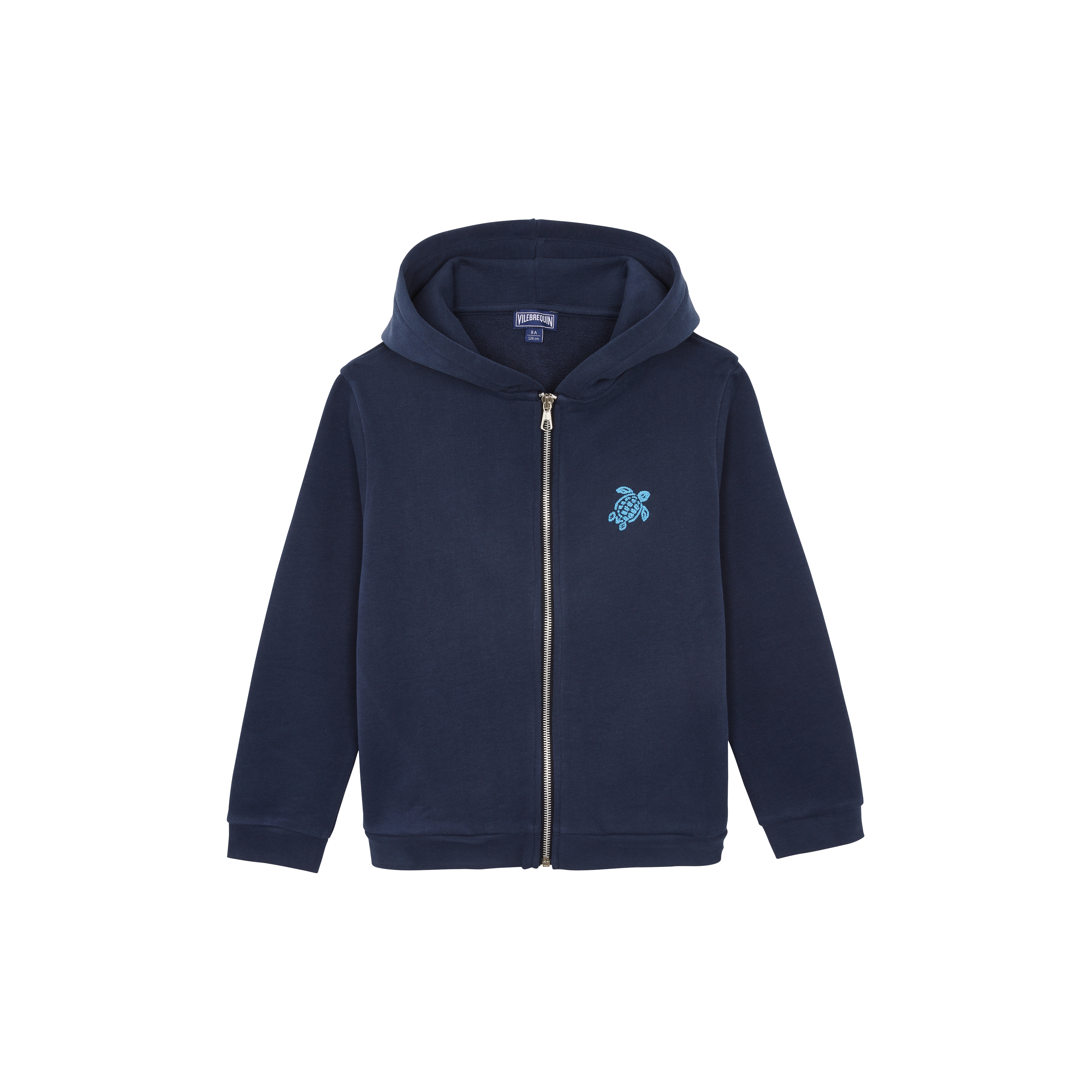 Sweat zippé garçon Ronde Des Tortues Logo imprimé à l'arrière