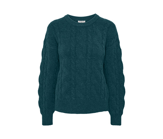 Strickpullover, petrol
