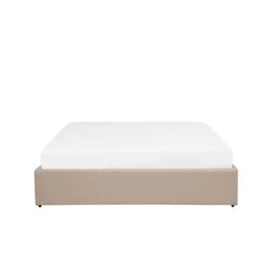 DINAN - Tweepersoonsbed - Beige - 140 x 200 cm - Polyester