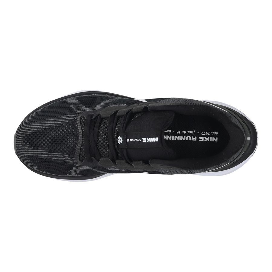Nike Chaussures de Running Air Zoom Structure 25 - Noir/Blanc/Gris