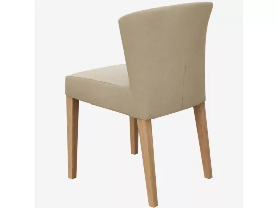 HABITAT - Chaise en tissu - Grège (Lot de 2) - Valentina