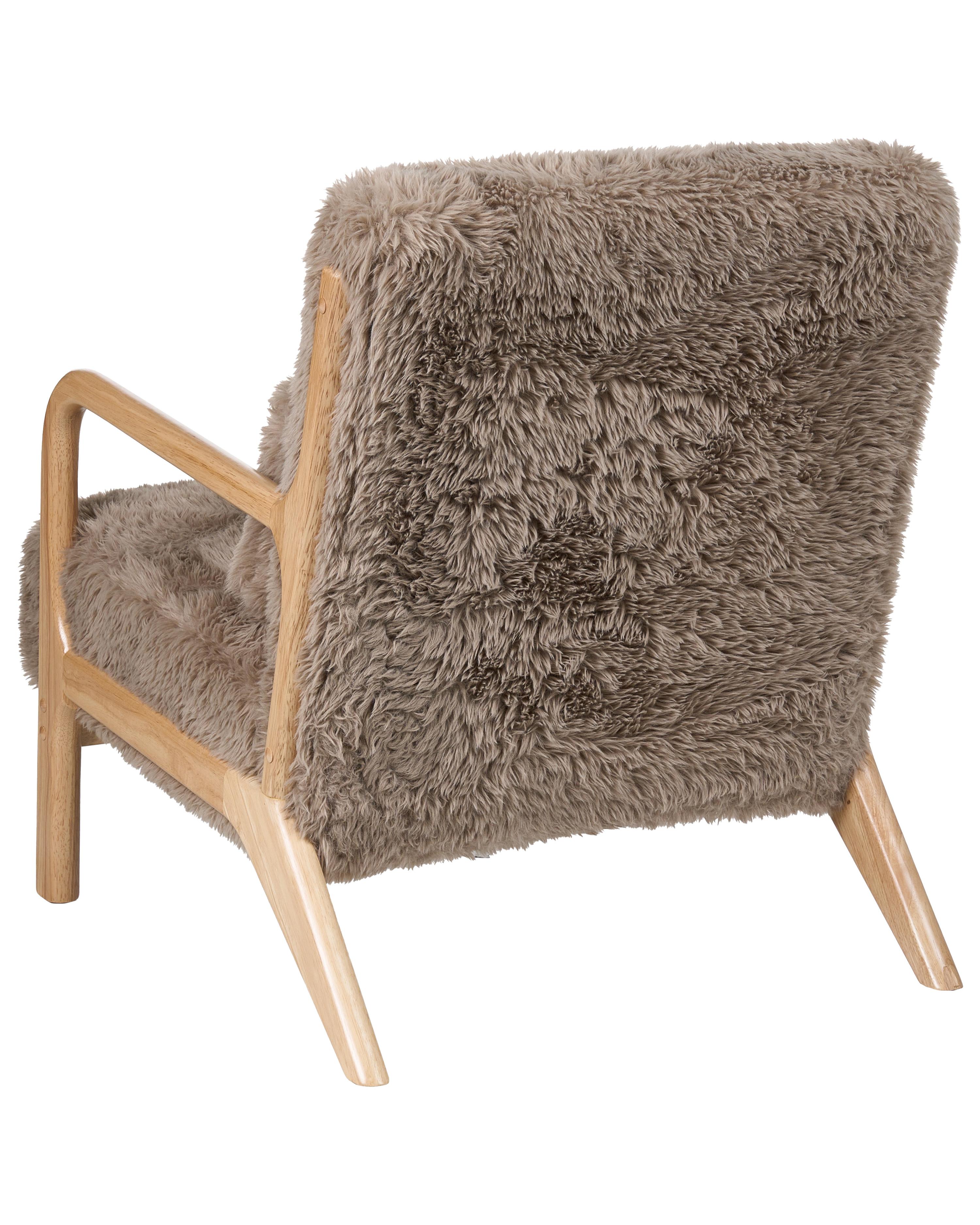 Fauteuil SKOVDE Nepbont Taupe