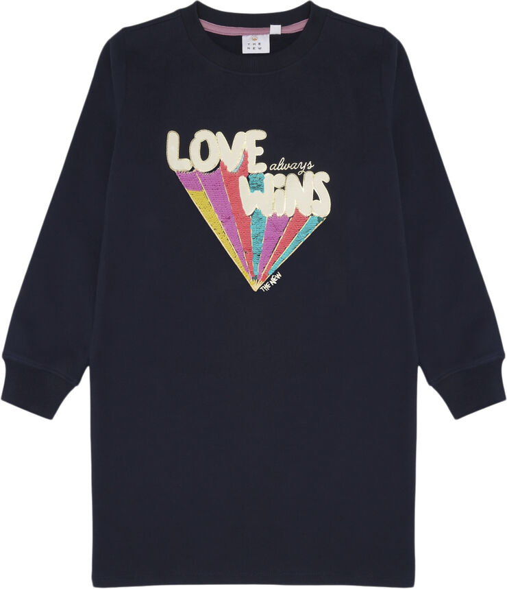 The New TNLing Sweatdress Navy blazer