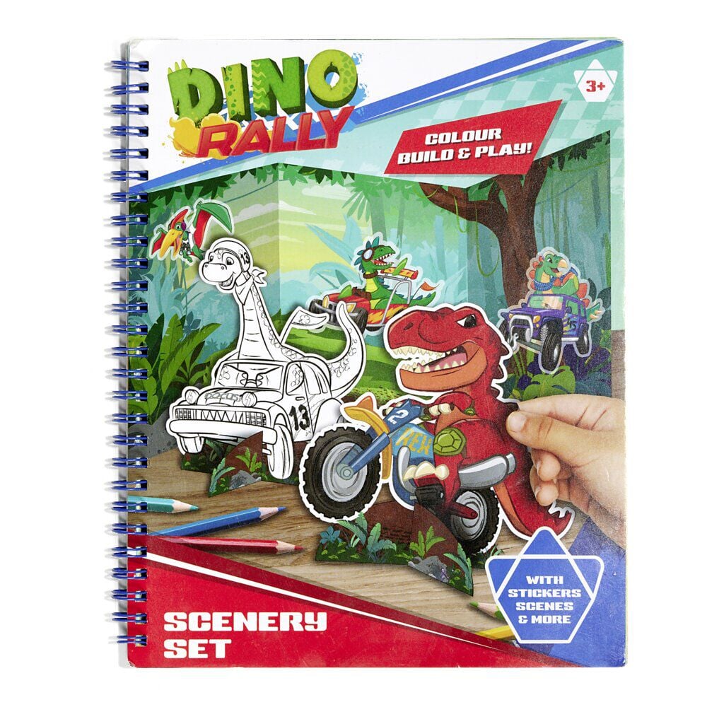 Cahier figurine carton à assembler dinosaure